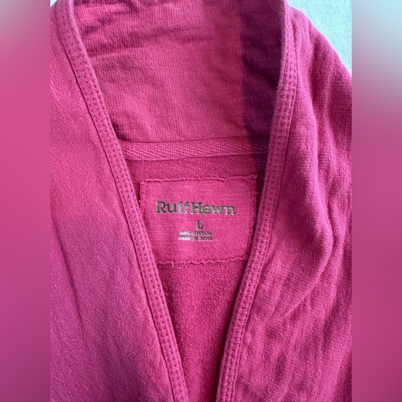 Ruff Hewn Women’s Cotton Open Front Cardigan‎ Sweater – Size L - Picture 5 of 10